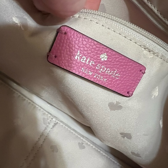 Kate Spade nylon zip tote pink 15 x 10 - Picture 6 of 11